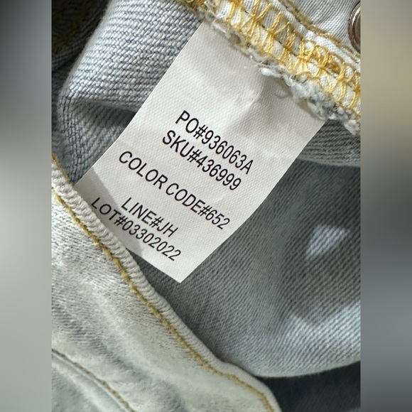 RSQ Mens Slim Taper Jeans 28x32 Light Wash Distressed Stretch Denim‎ - Picture 5 of 8